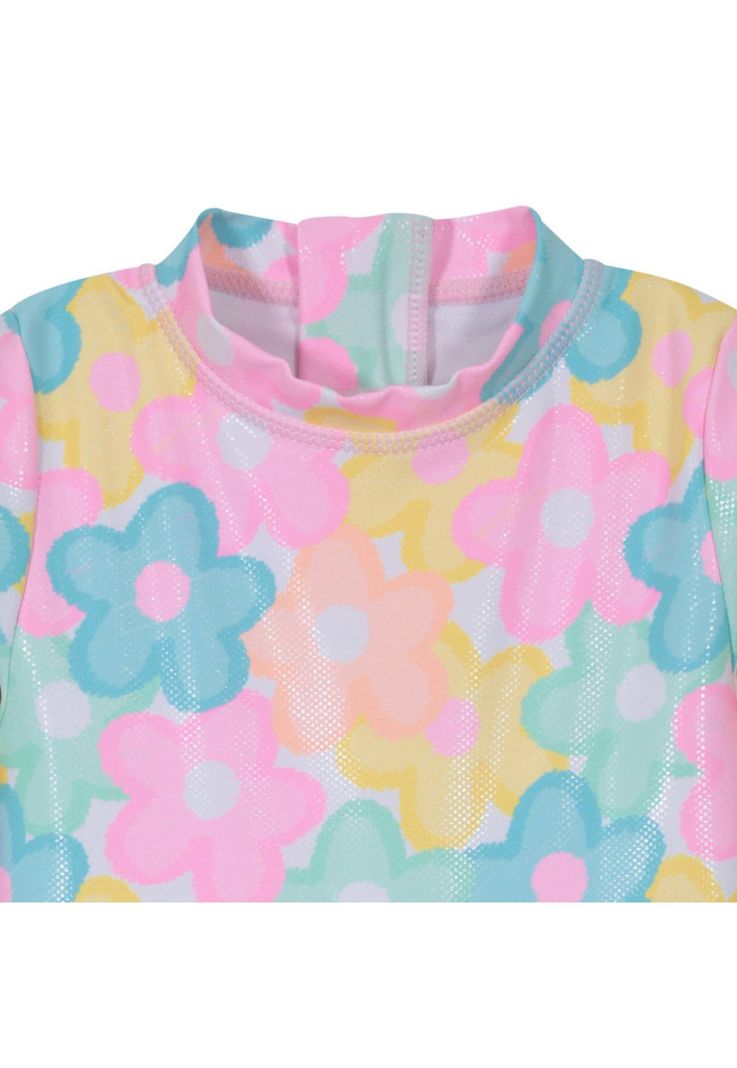 Traje de Baño Bebe Niña Manga Larga UV50 + H2O Wear-2
