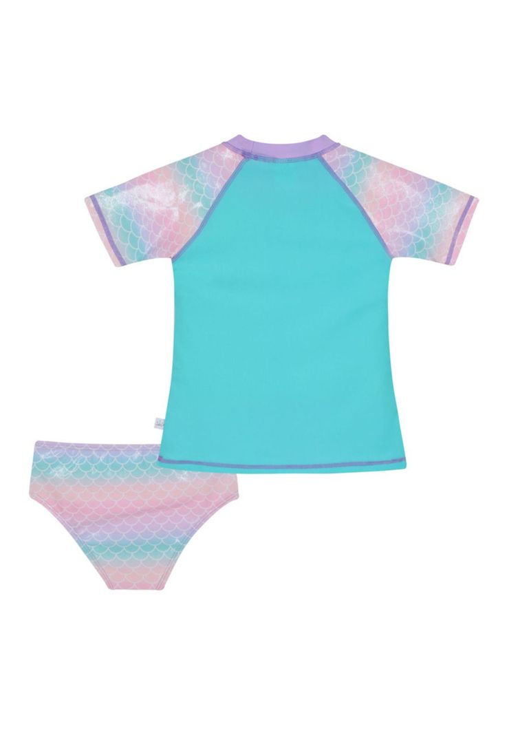Traje de Baño Niña Set UV UV50+ Disney Princesas Lila M/Corta-1