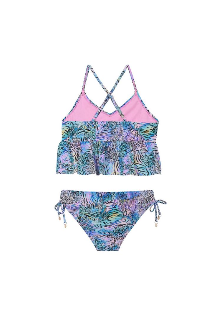 Traje de Baño Niña Teens Tankini UV30+ Vuelos H2O Wear-1