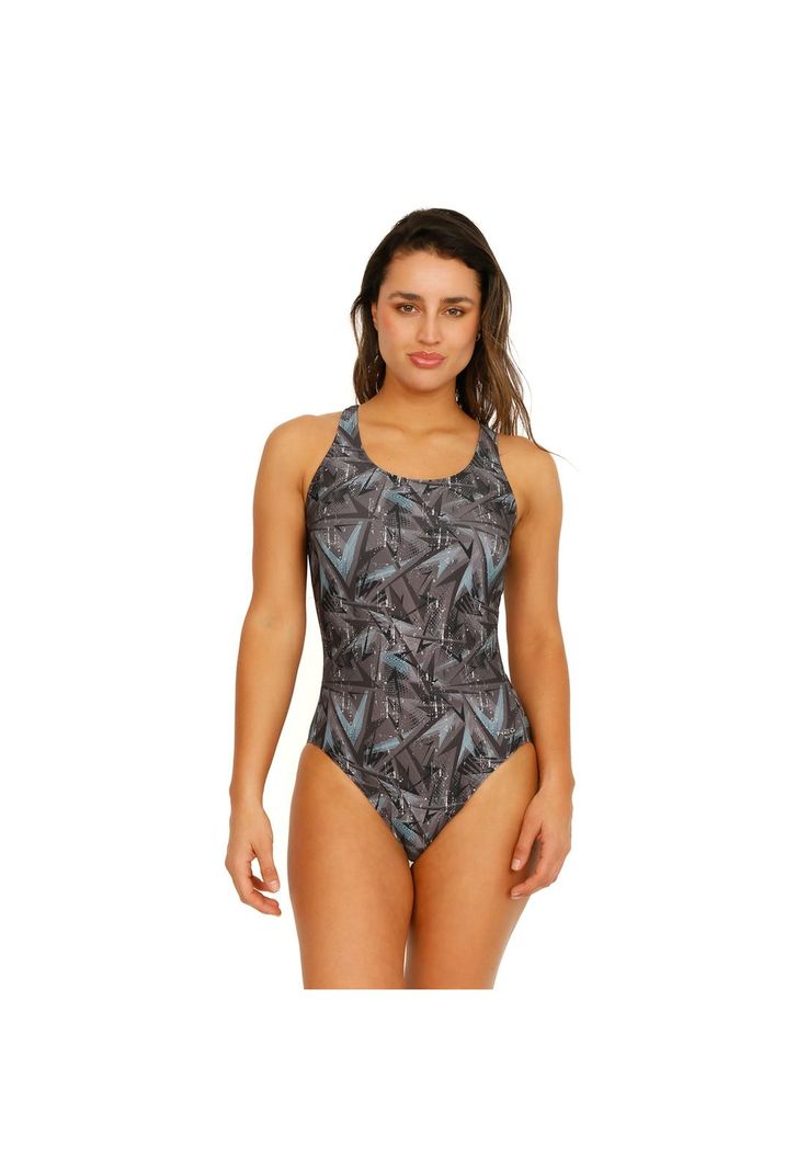 Traje de Baño Mujer Deportivo Estampado H2O Wear-0