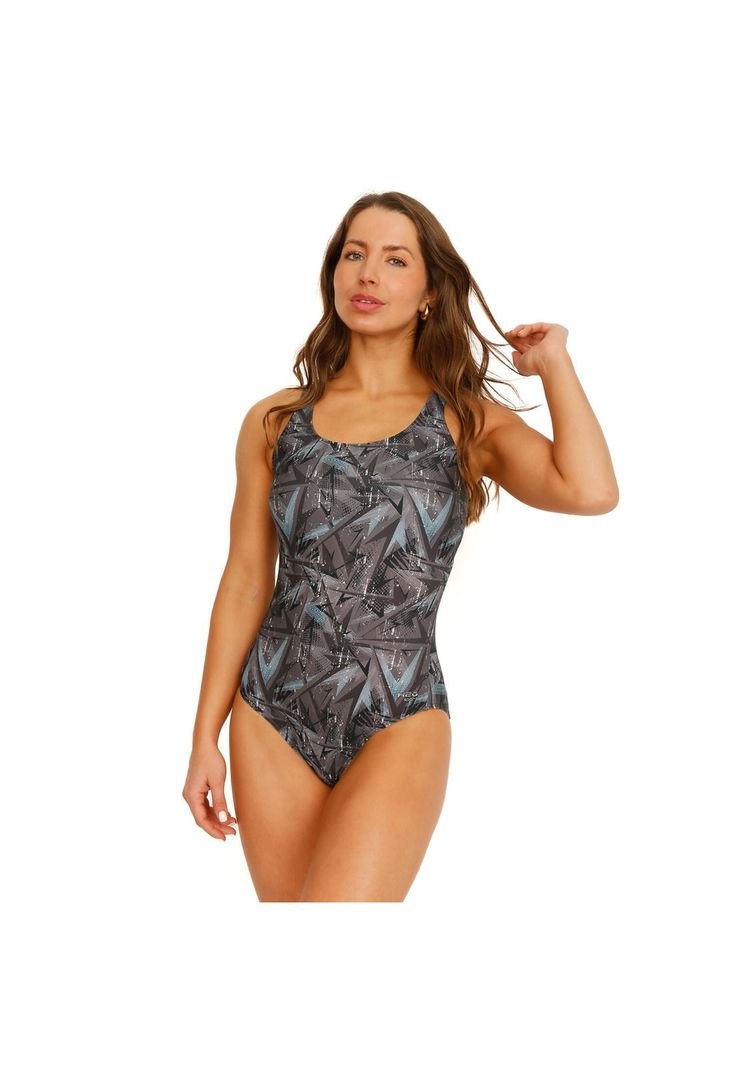 Traje de Baño Mujer Deportivo Estampado H2O Wear-2