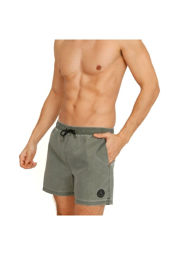 Traje de Baño Hombre Short Texas Oliva H2O Wear-1