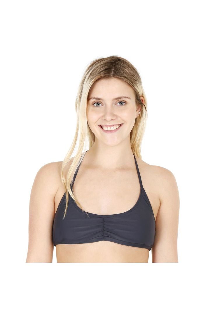 Traje de Bano Top Bralette Mujer H2O Wear Gris