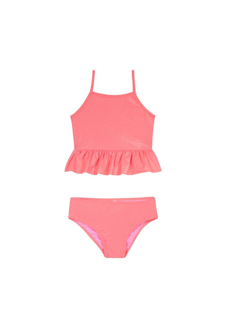 Traje de Baño Niña Tankini UV30+ H2O Wear Rojo-0