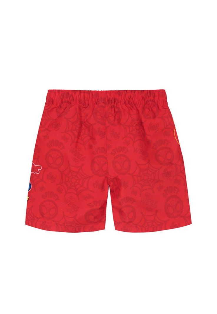 Traje de Baño Bebe Niño Short Disney Spidey Rojo-1