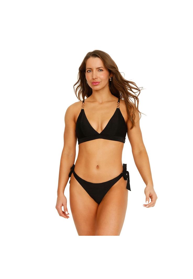 Traje de Baño Mujer Bikini Amalia Black H2O Wear-0