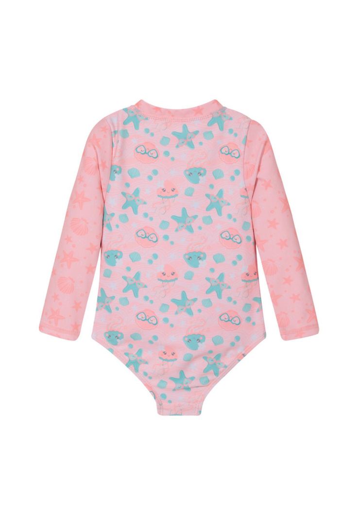 Traje de Baño Bebe Niña Manga Larga UV50+ H2O Wear-1