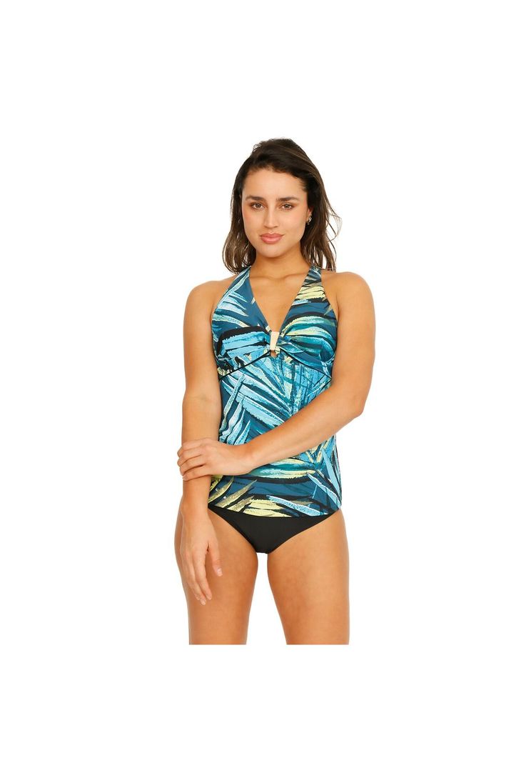 Traje de Baño Tankini Control Cruzado Alicia Mujer H2O Wear-4