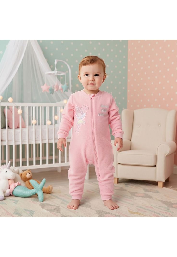 Beba Pijama Dancel Littel 1Pz H2O Wear Rosado Polar