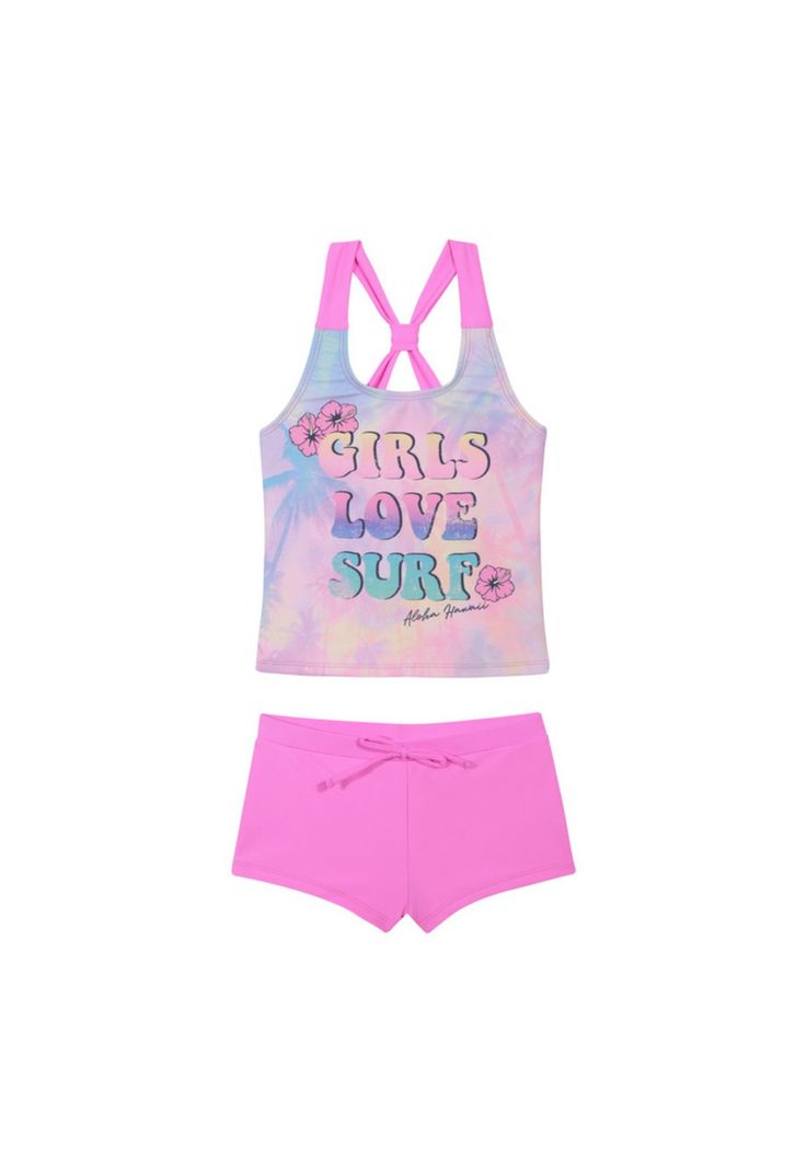Traje de Baño Niña Tankini UV30+ Love H2O Wear-0