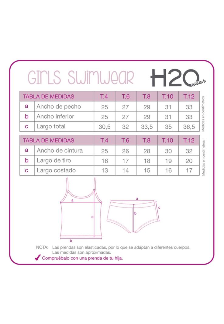 Traje de Baño Niña Tankini UV30+ Love H2O Wear-2