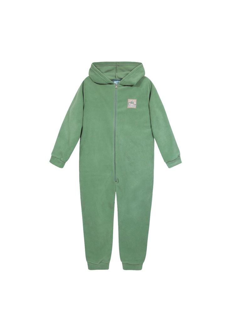 Pijama Niño Polar Sustentable H2O Wear Verde-1