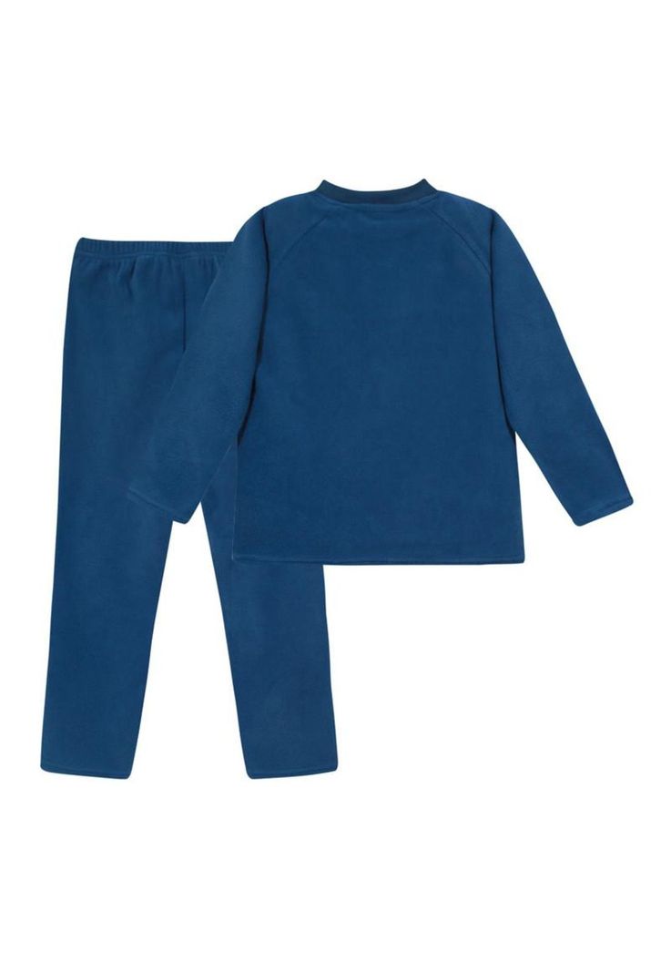 Pijama Niño Polar Sustentable H2O Wear Azul-1
