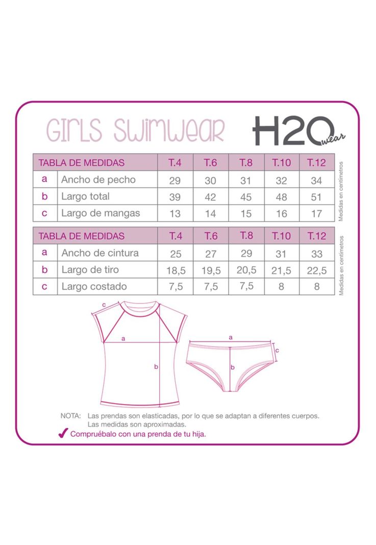 Traje de Baño Niña Set UV30+ Brillo H2O Wear-3