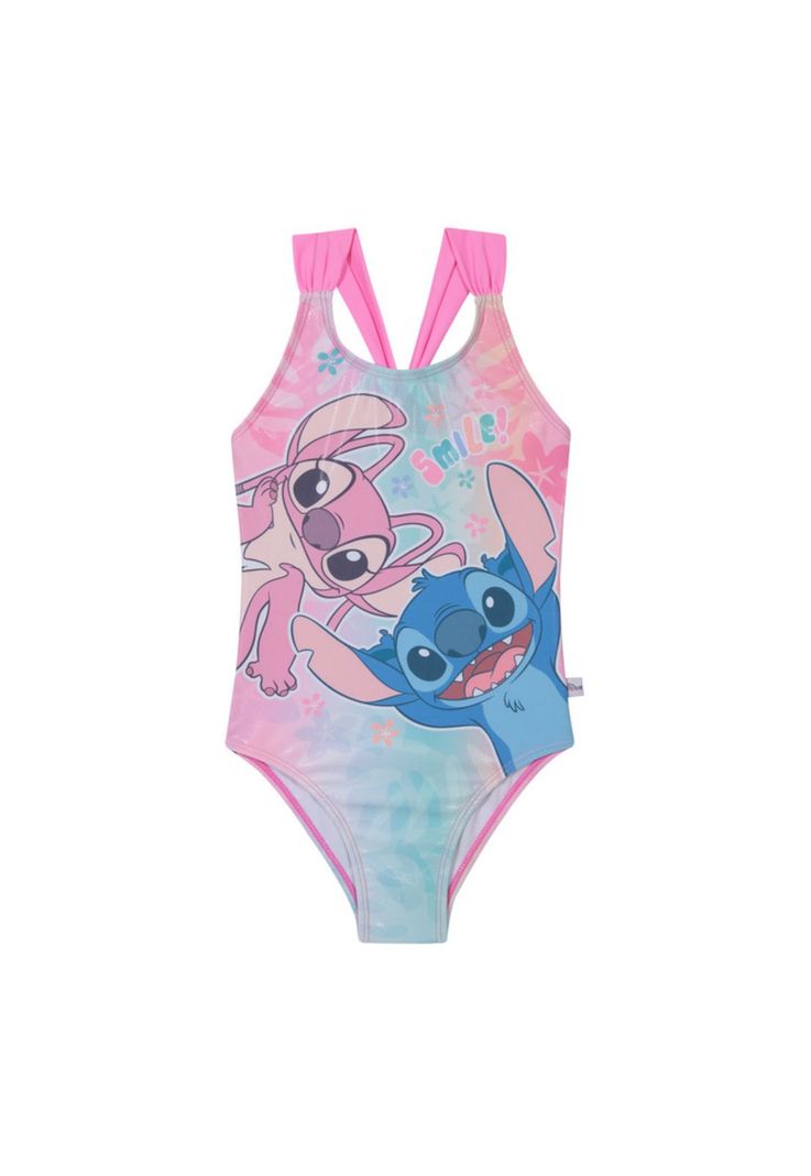 Traje de Baño Niña Stitch Disney-0