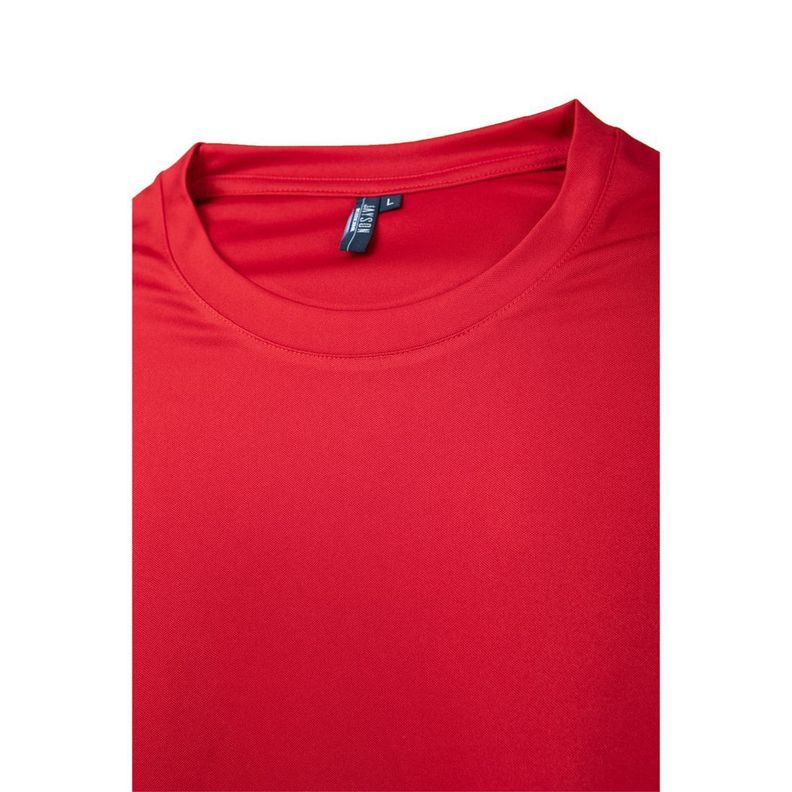Polera Mujer M/C Dry-Fit Cuello Polo Rojo - Jayson-2