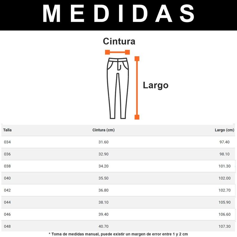 Jeans Leggins Skinny Fit Juvenil - Talla 40-6
