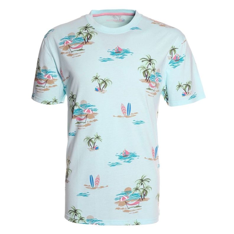 Polera Hombre Jersey Estampada Manga Corta - Kotting-0