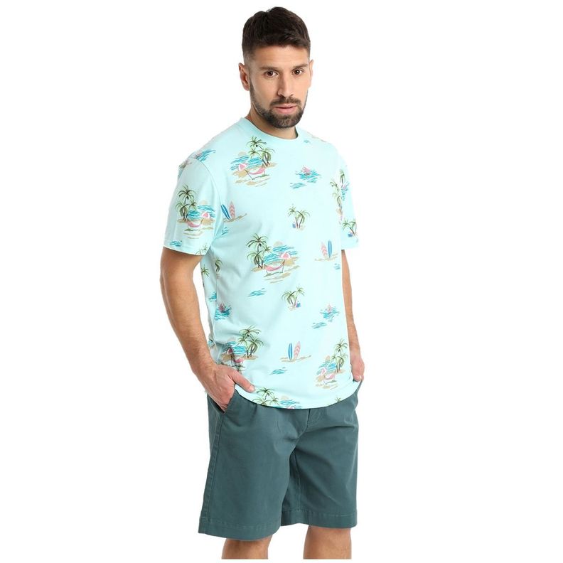 Polera Hombre Jersey Estampada Manga Corta - Kotting-1