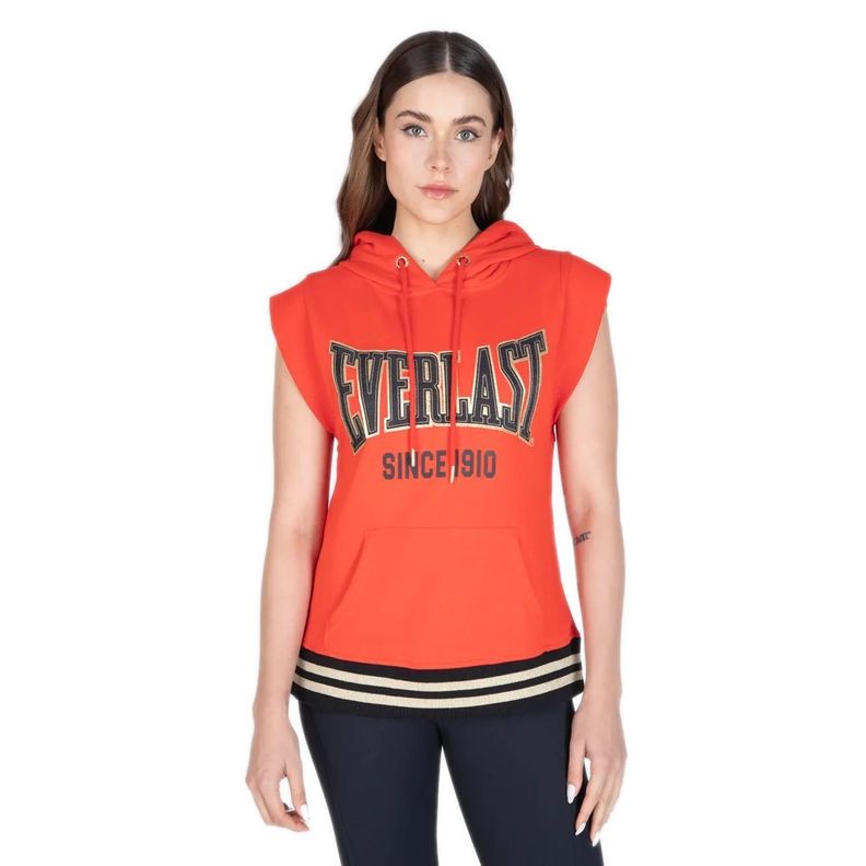 Poleron Sin Mangas Block Rojo Everlast-0