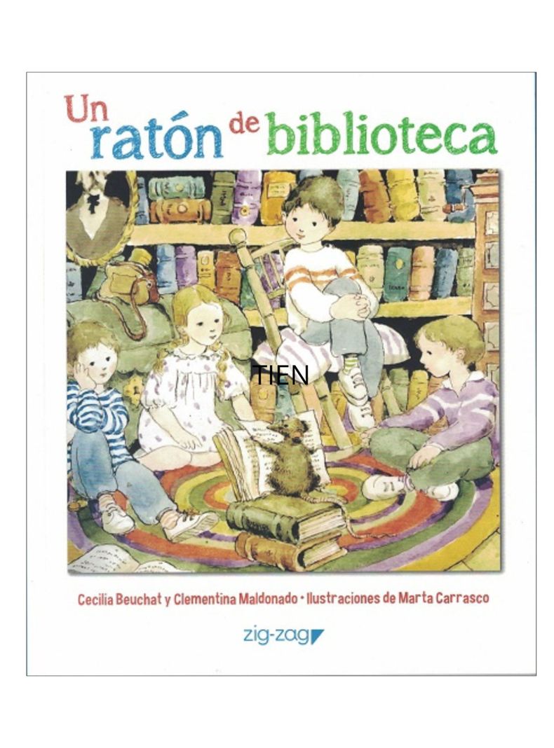 Un raton de biblioteca Blanco