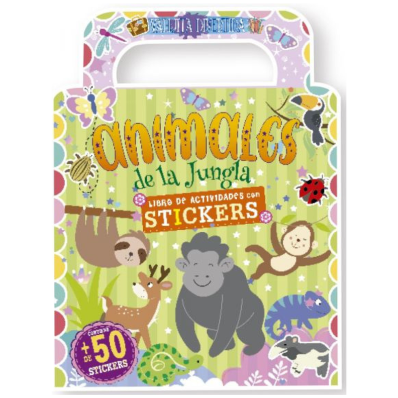 Animales de la Jungla - Coleccion Valijita Divertida Blanco