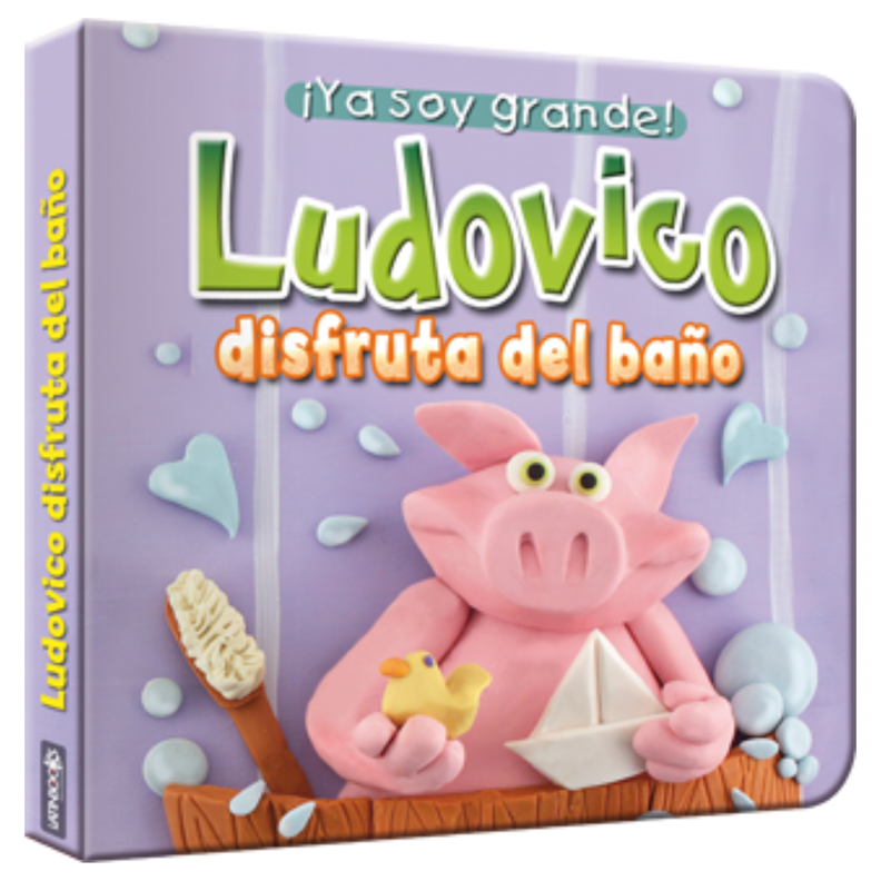 Ya soy grande - Ludovico disfruta el bano Blanco
