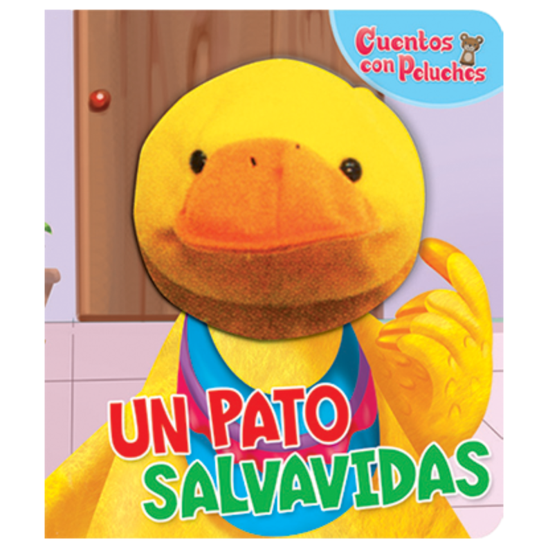 Cuentos con peluches - Un pato salvavidas Blanco
