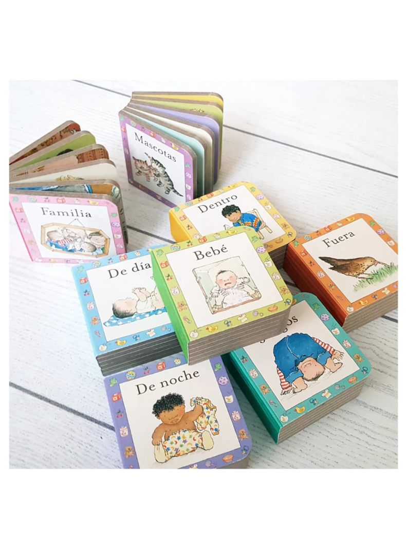 Minilibros para bebes - Caja de regalo Blanco
