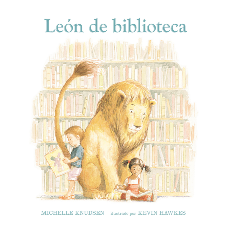 León de biblioteca