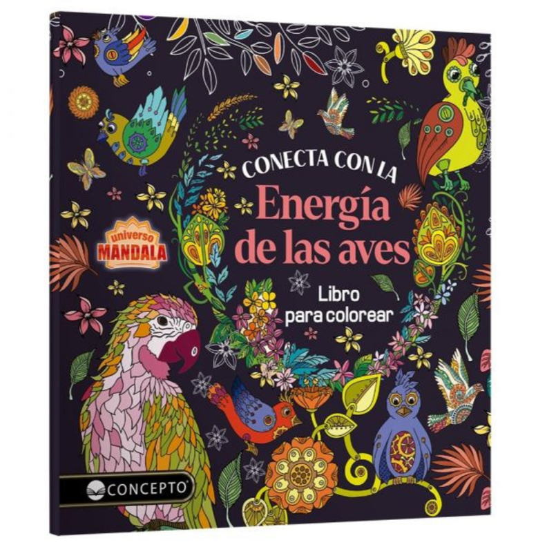Universo Mandala - Conecta con la energia de las aves Blanco