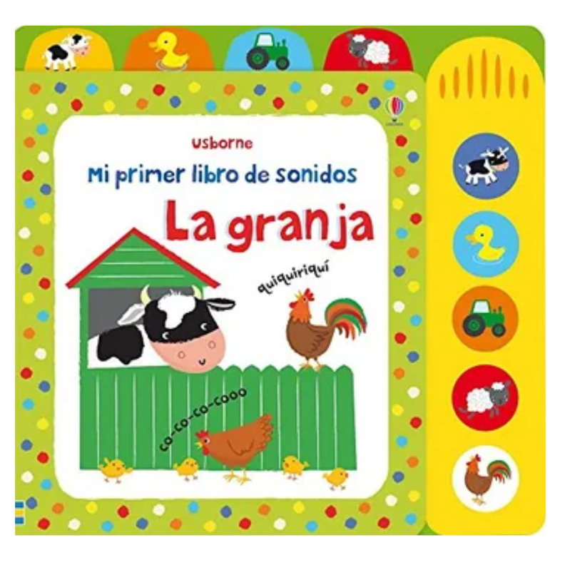Mi primer libro de sonidos - LA GRANJA Blanco