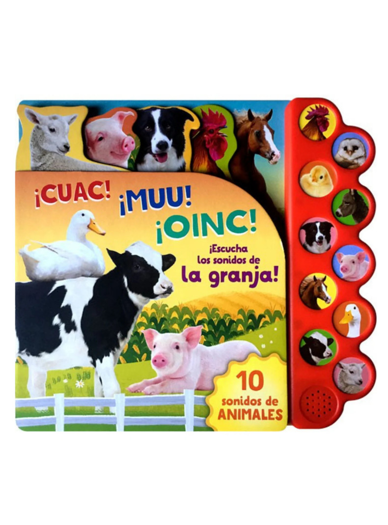 10 Sonidos de la granja Cuac! Muu! Oinc!