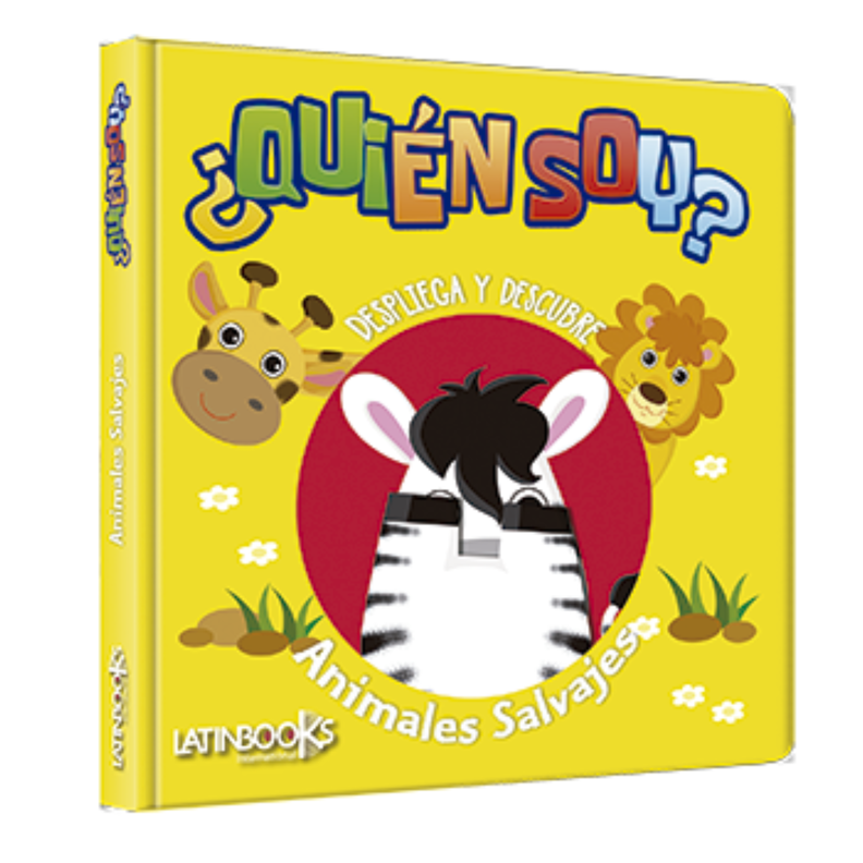 Quien soy ? Despliega y descubre Animales Salvajes Blanco