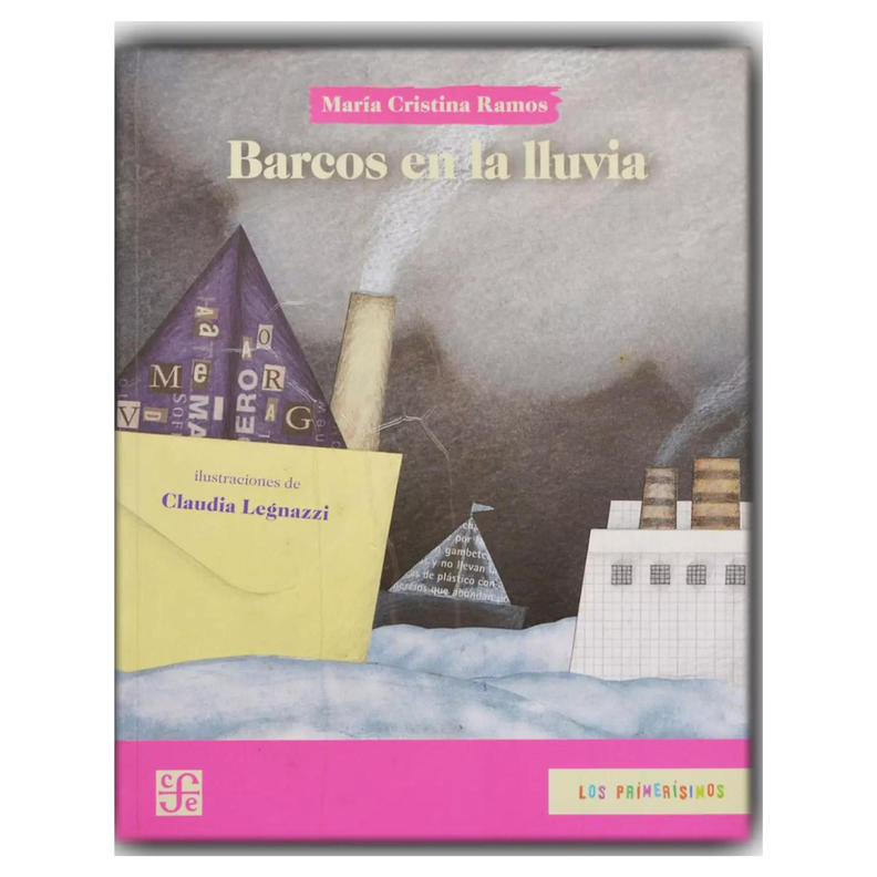 Barcos en la Lluvia Blanco