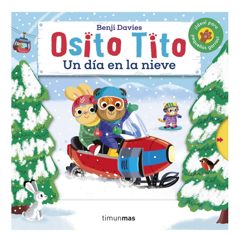 Osito Tito - Un dia en la nieve Blanco