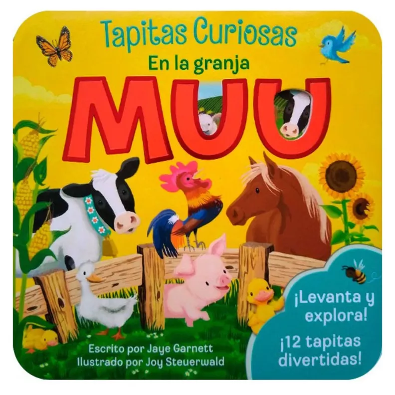 Muu. En La Granja - Coleccion Tapitas curiosas Blanco