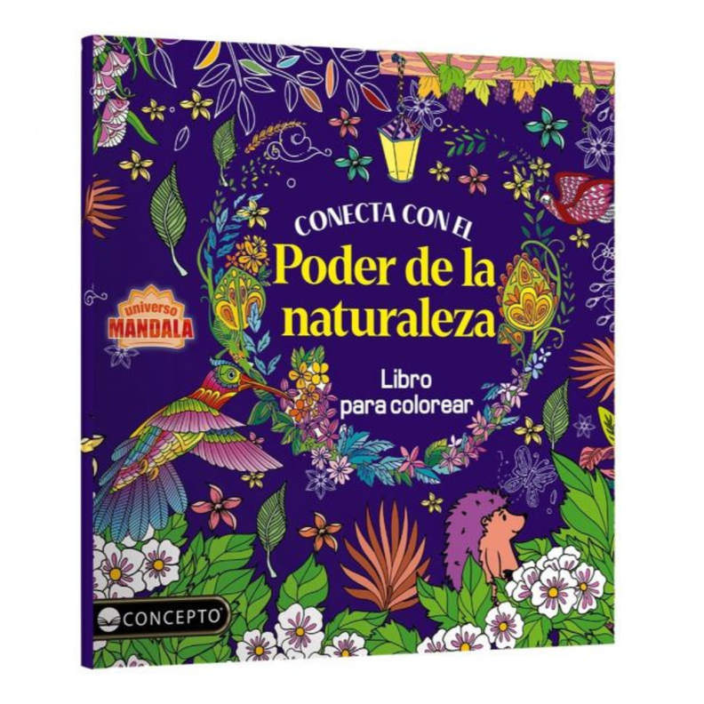 Universo Mandala - Conecta con el poder de la naturaleza Blanco
