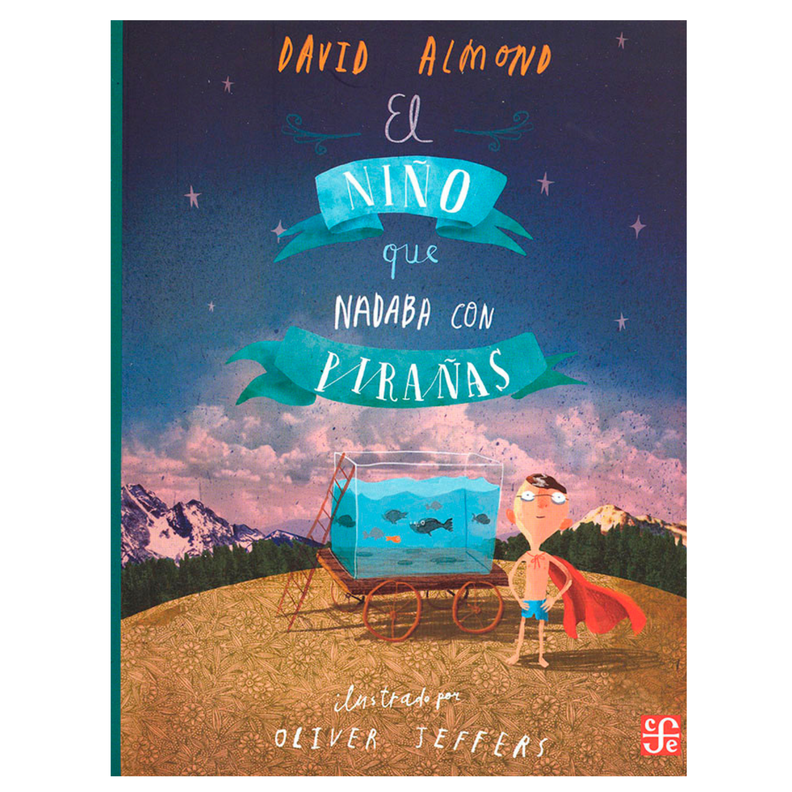 El nino que nadaba con piranas Blanco