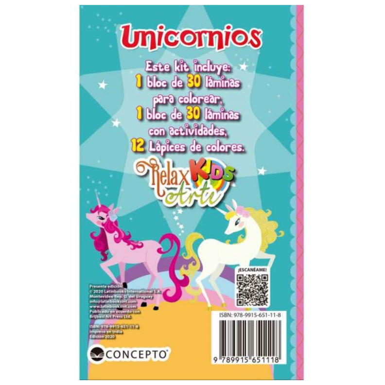 Relax arte Kids - Kit de arte - Unicornios-1
