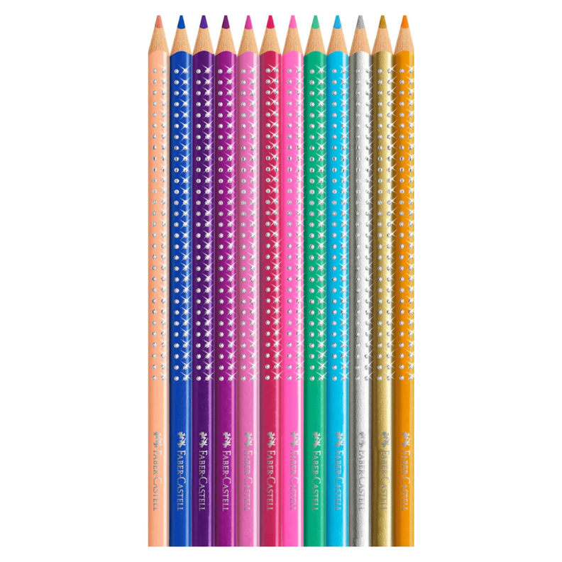Estuche Metálico con 12 lápices de Colores - Faber Castell-1