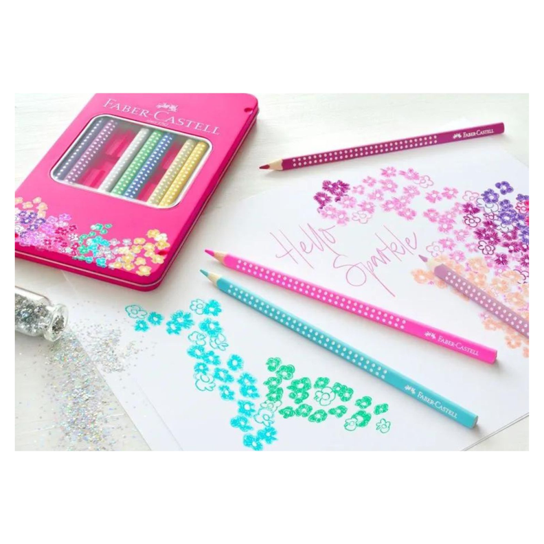 Estuche Metálico con 12 lápices de Colores - Faber Castell-2