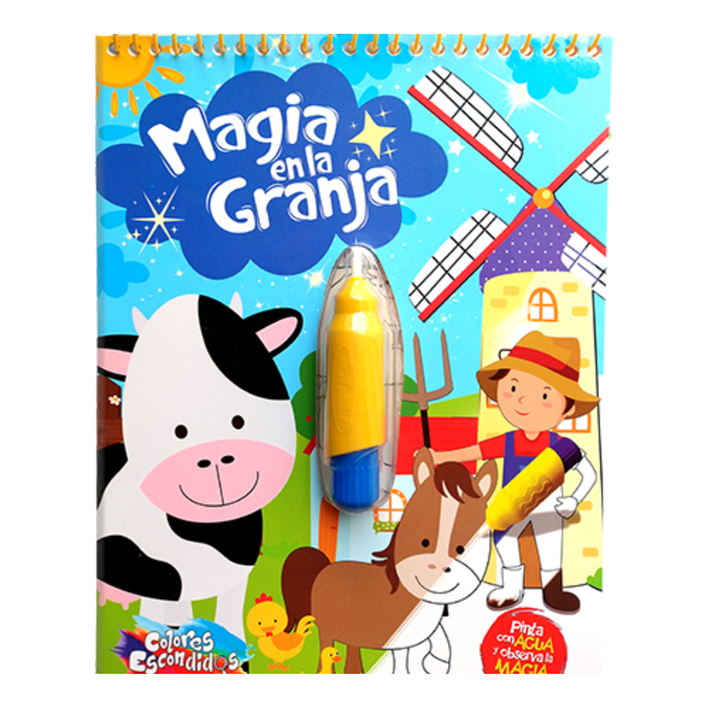 Magia en la granja - colores escondidos Blanco