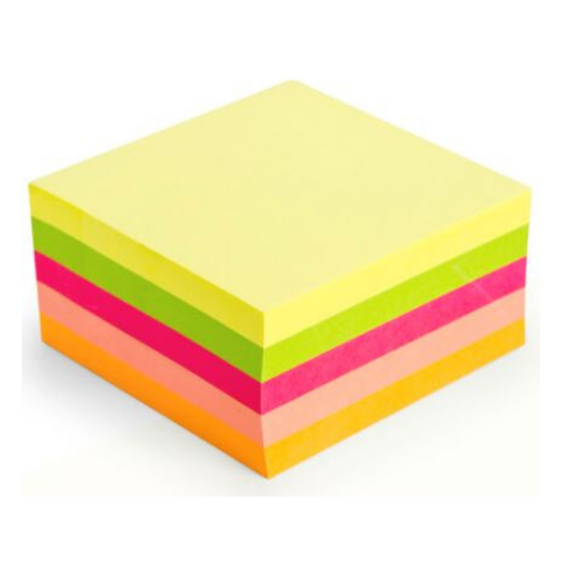 Nota Adhesiva 5 Colores Neón-1