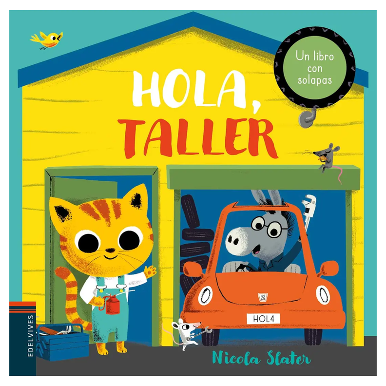 Un libro con solapas - Hola taller Blanco