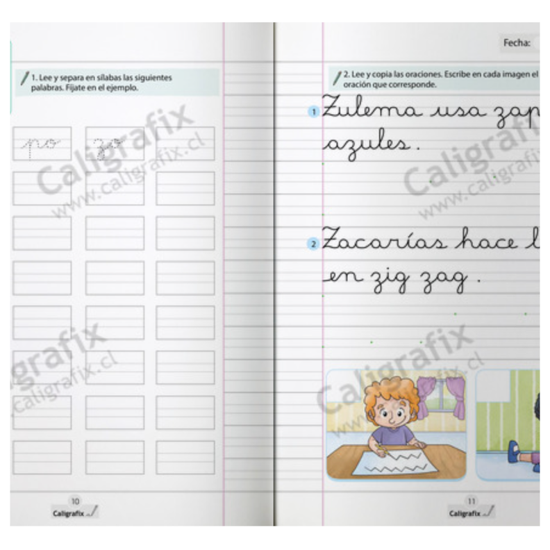 Caligrafía horizontal - 1º Básico - 2do Sem (Nueva edición)-2