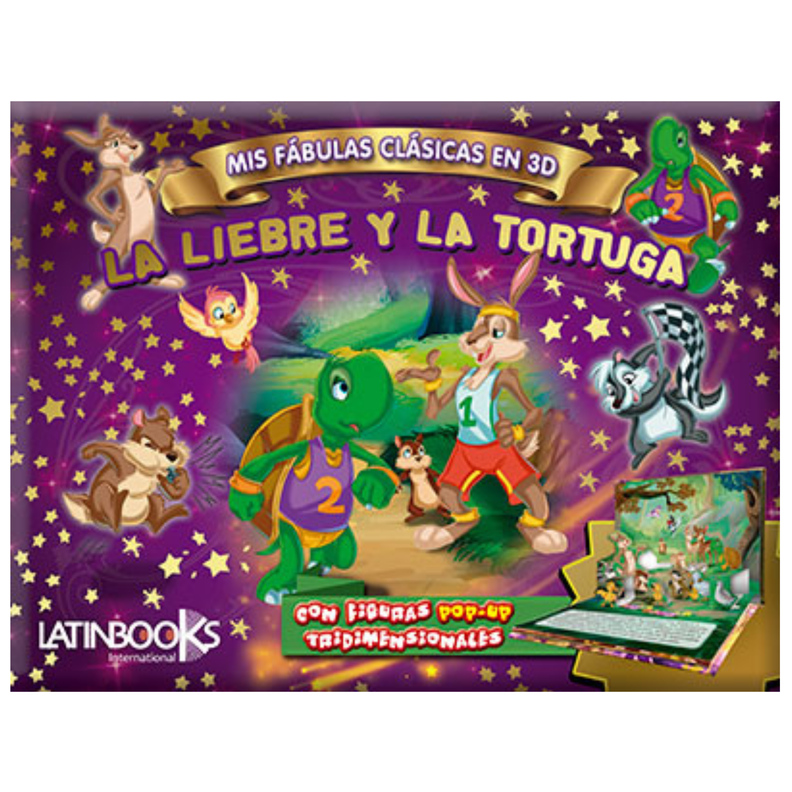 La Liebre y la Tortuga - Mis fabulas clasicas en 3D Blanco