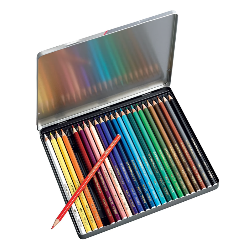 Set 24 Lápices de colores - Caja metálica-1