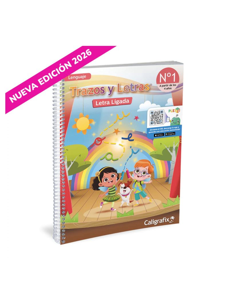 Trazos y Letras N1 Letra Ligada - Edicion 2026 Prekinder