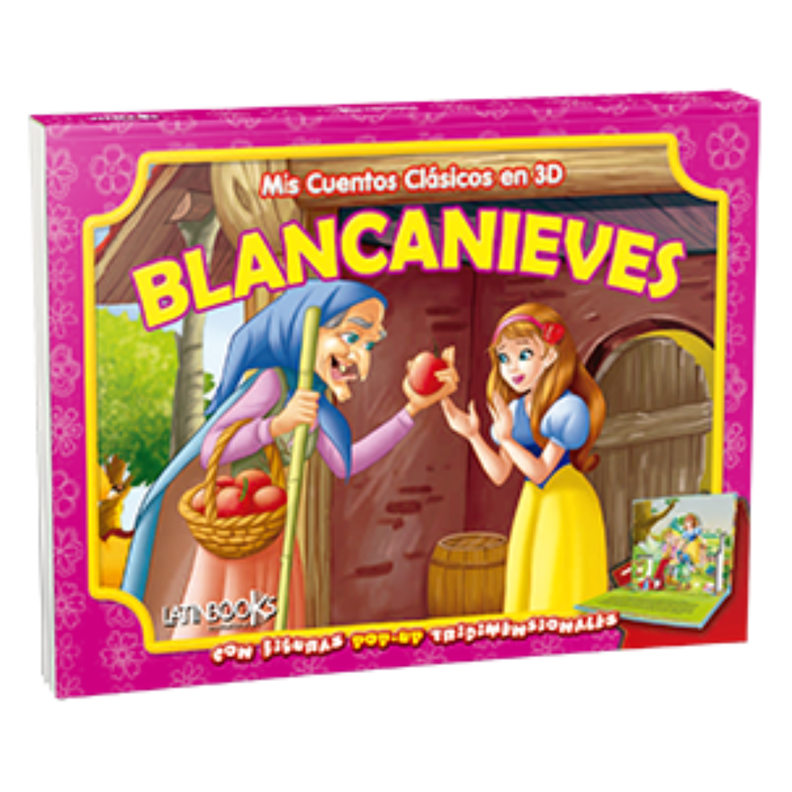 Mis cuentos clásicos en 3D - Blancanieves (Pop up)-0